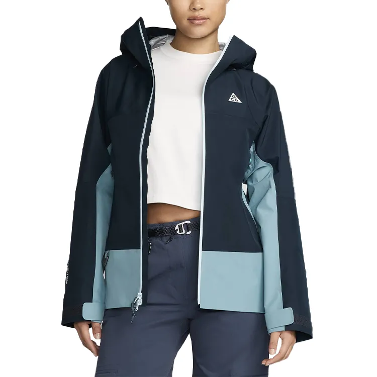 Nike ACG STORM FIT Water Resistant Windproof Breathable Windbreaker Jacket Unisex Military Arsenal Deep Sea Blue-2