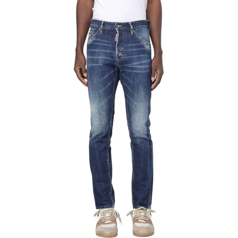 DSQUARED 2 Whiskering Effect Distressed Jeans-3