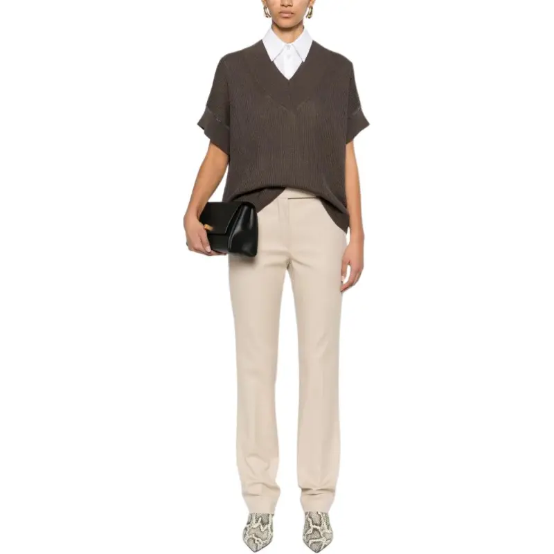 Brunello Cucinelli Twill Trousers-1