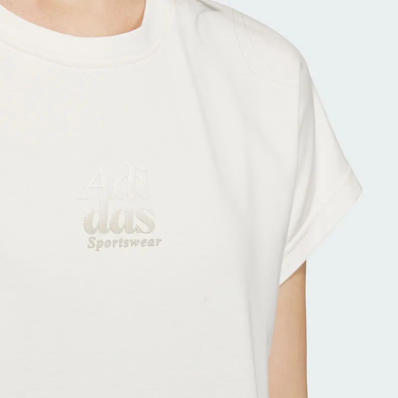 adidas Lounge Women's Silky T-Shirt Apricot-4