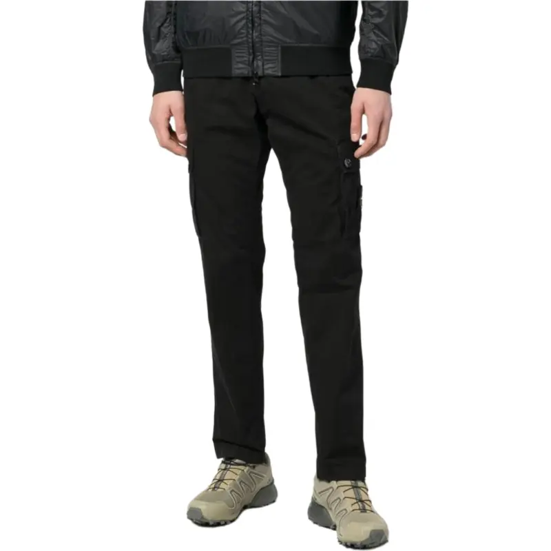 STONE ISLAND Cargo Pants Men's Black-2