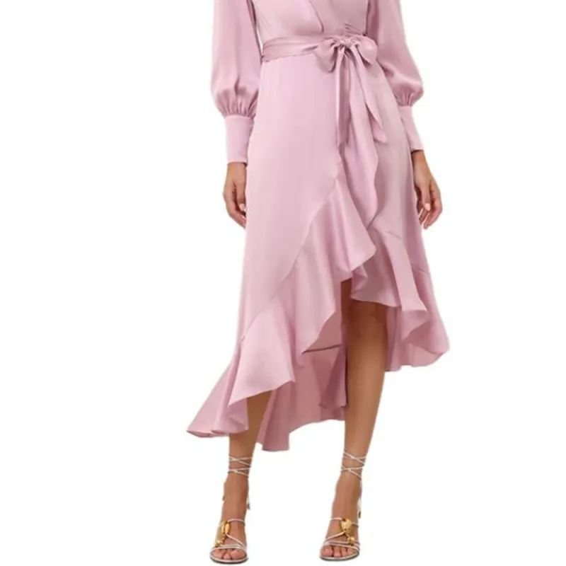 Zimmermann Long Sleeved Dresses Women's Pink Purple-3