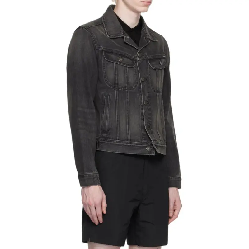 TOM FORD Denim Jackets Men Black-3