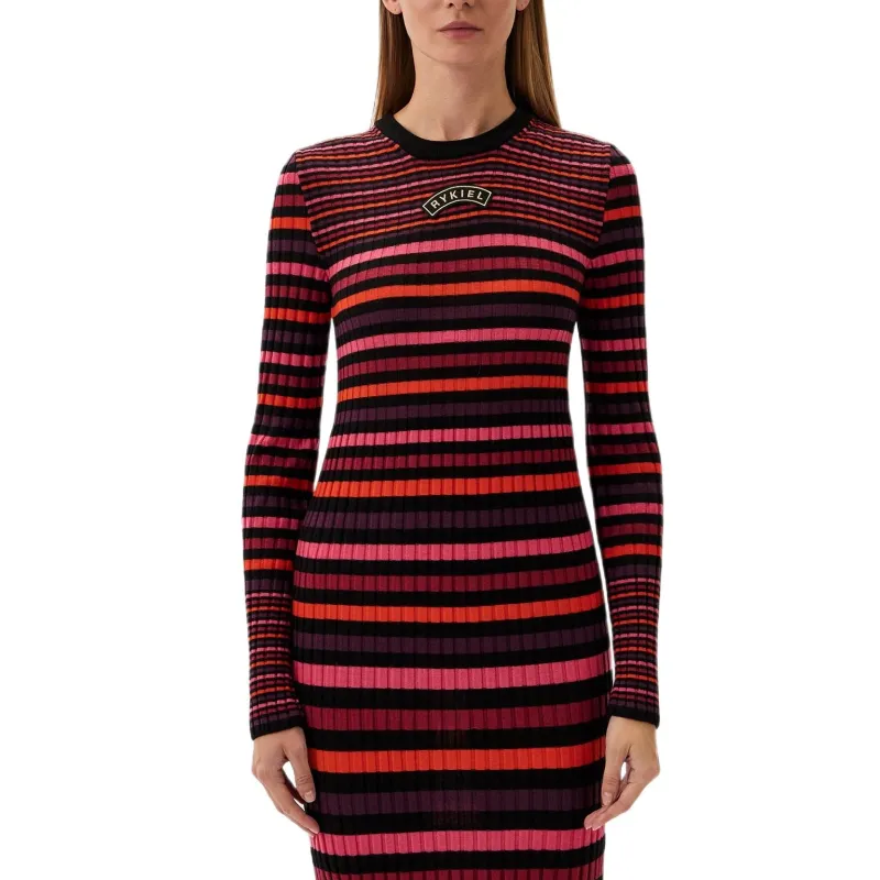 Sonia Rykiel Striped Wool Maxi Dress-4
