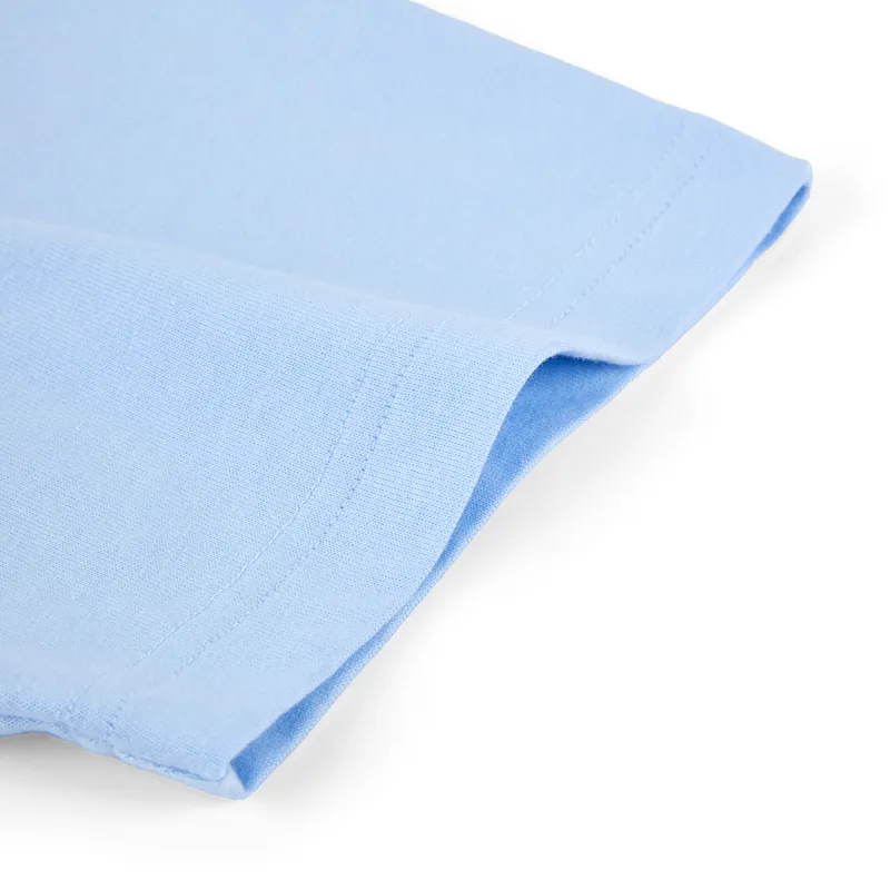 Adidas T Shirts Men Sky Blue-3