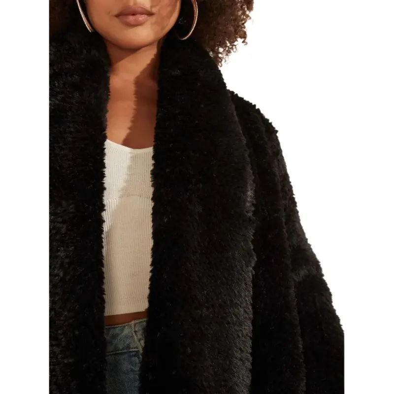GUESS Jackets & Coats Women's Black-4
