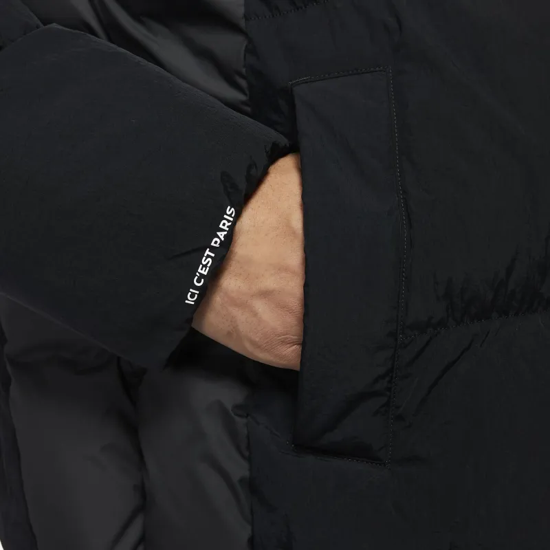 早い者勝ち！Jordan PARIS フード付きセット M ブラック Jordan X Paris Saint-Germain Puffer Jacket Black - POIZON