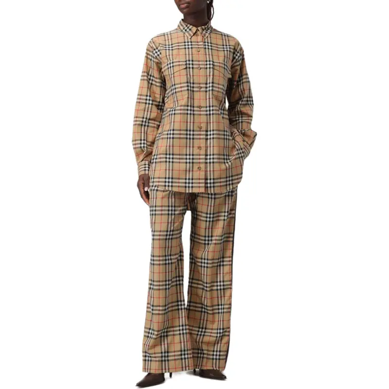 Burberry Checked Buttoned Shirt-1