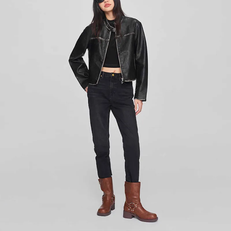 Lee Jackets Women's Black Brown-2