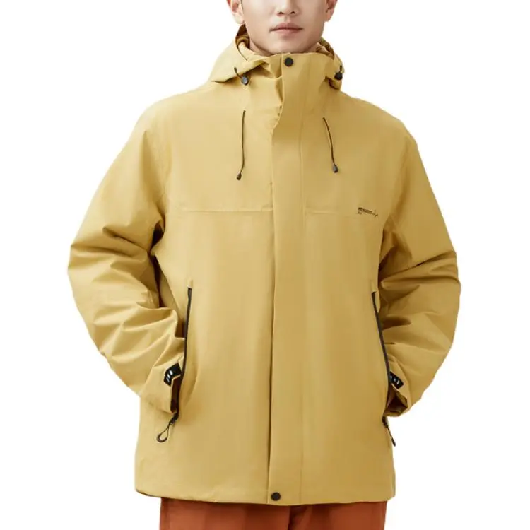 361° Keep Warm From The Wind Windbreaker Jacket Men's Soft Yellow-4