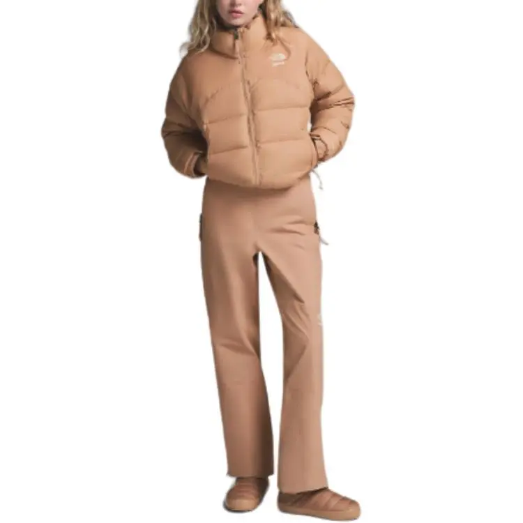 Skims X Tnf 2000 Retro Nuptse Jacket Ochre-4
