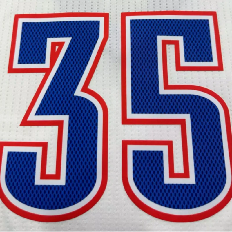 Adidas x NBA Oklahoma Thunder KD SW Basketball Jerseys Unisex White-3