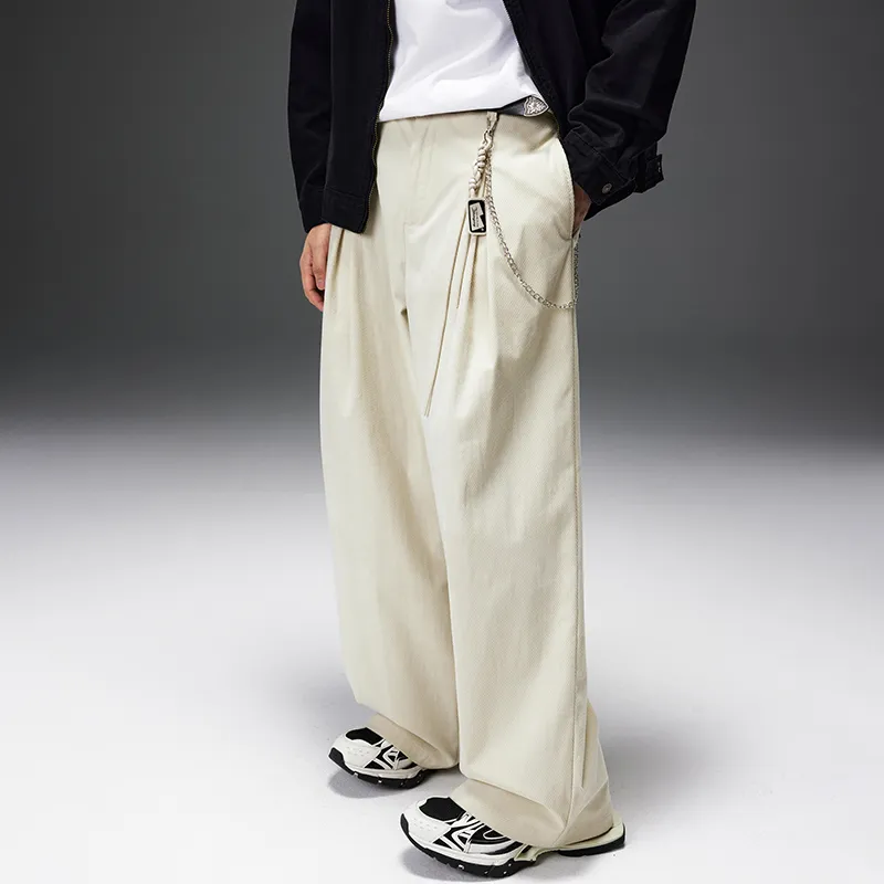 GTRG Casual Pants Unisex Apricot-4