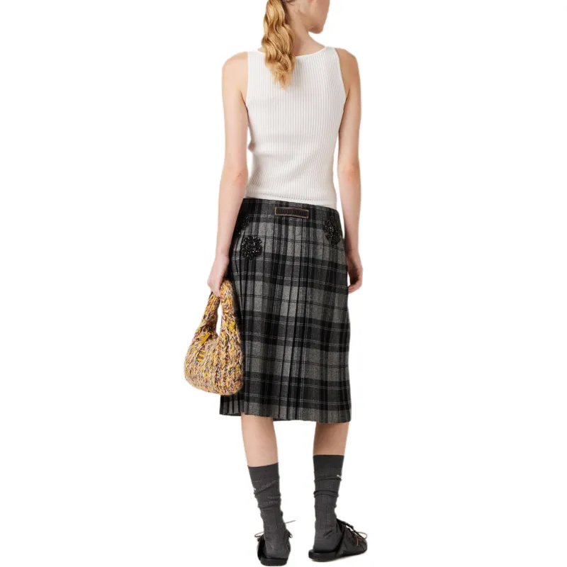 MIU MIU FW24 Tank Top Women's White-2