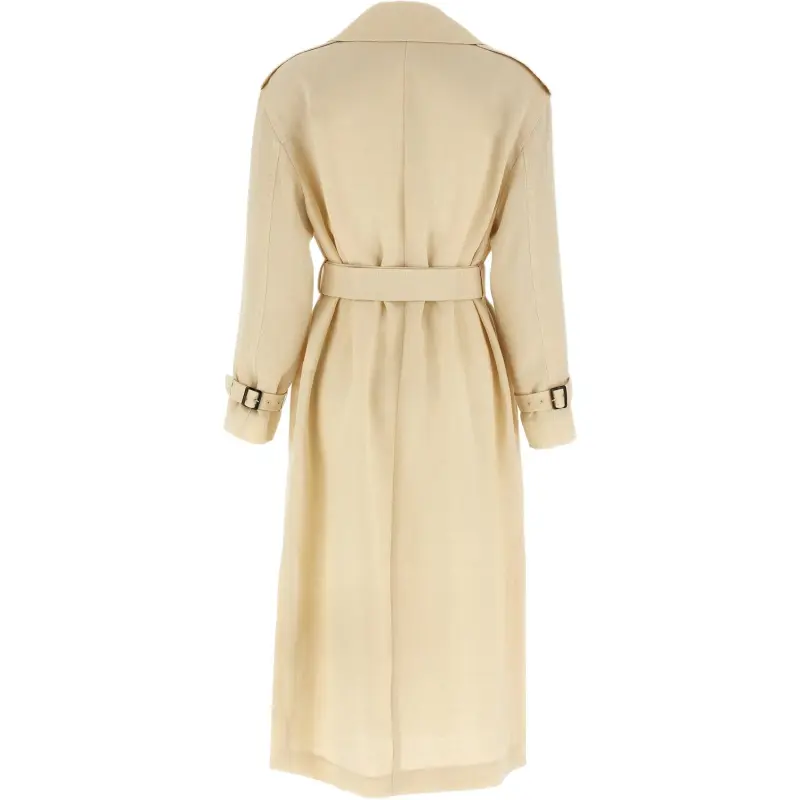 MaxMara Studio Trench Coat Women's Beige-1