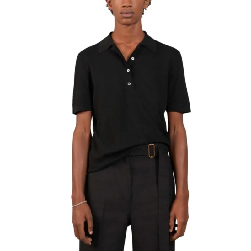 Dunhill Polo Shirts Men Black-1