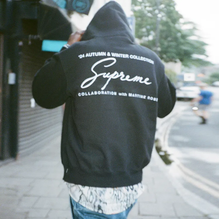 Supreme Martine Rose Hooded Sweatshirt - POIZON Supreme Martine Rose Hooded Sweatshirt - POIZON