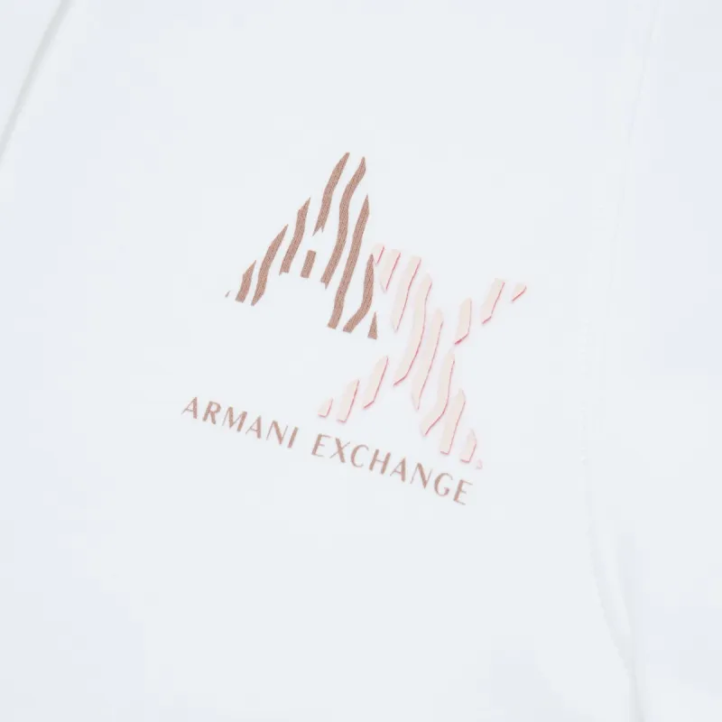 ARMANI EXCHANGEAE SS23 Long Sleeved Dress Women's White-4