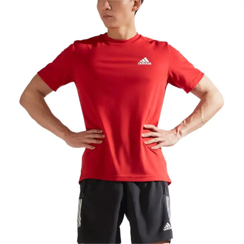 Adidas T Shirt Men's Light Scarlet-1