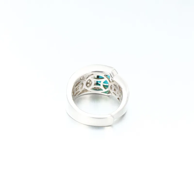 AIDAQIAN S925 Silver Ring Open And Adjustable Men's-5