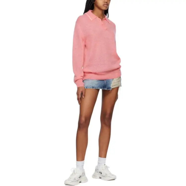 WE11DONE SS23 Sweaters Unisex Pink-4