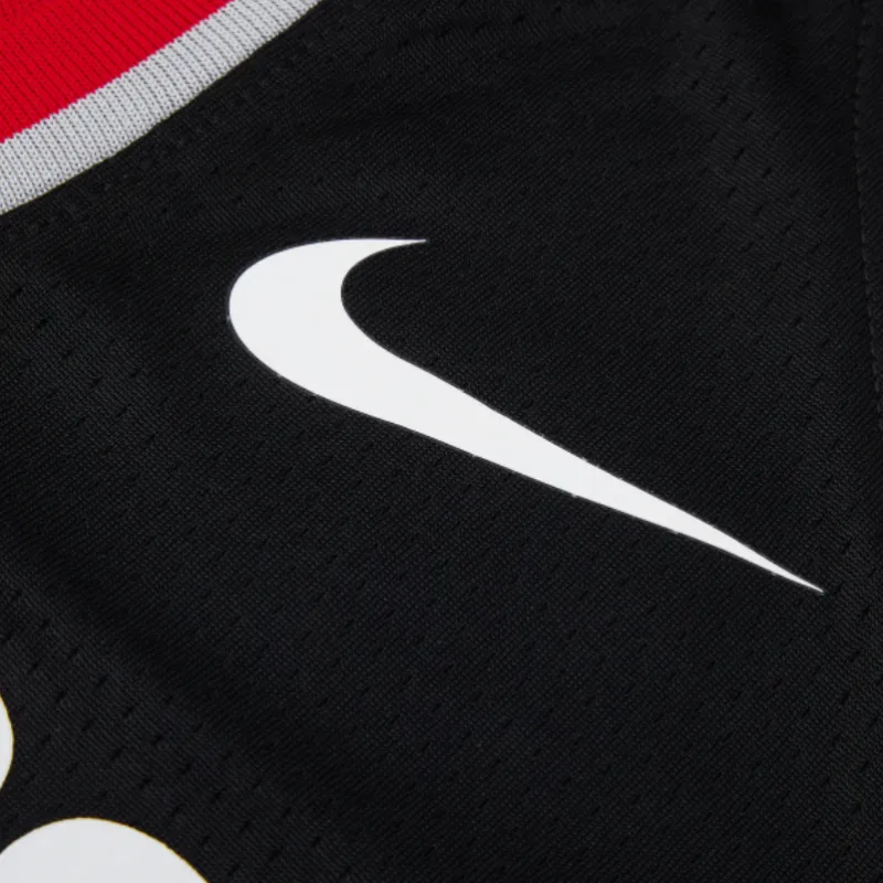 Nike Basketball Jerseys 22 23 Season Portland Trail Blazers Lillard 0 Size Men's Black-2