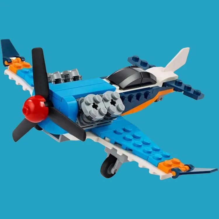 LEGO LOGO Creator Helicopter Building Blocks 0 300p'c's 31099-2