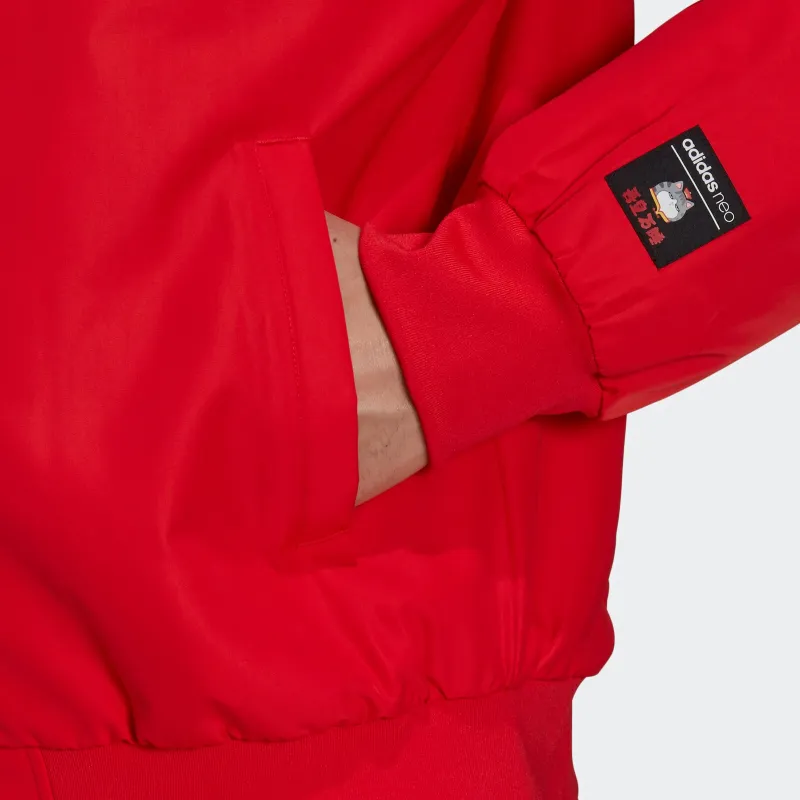 Adidas Neo Puffer Jacket Men's Bright Red-4