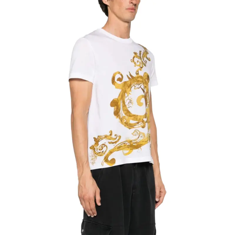 VERSACE JEANS COUTURE Barocco Printed Crewneck T Shirt-3