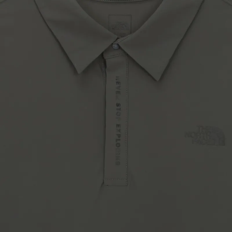 THE NORTH FACE Polo Shirt Men's Charcoal Gray-3
