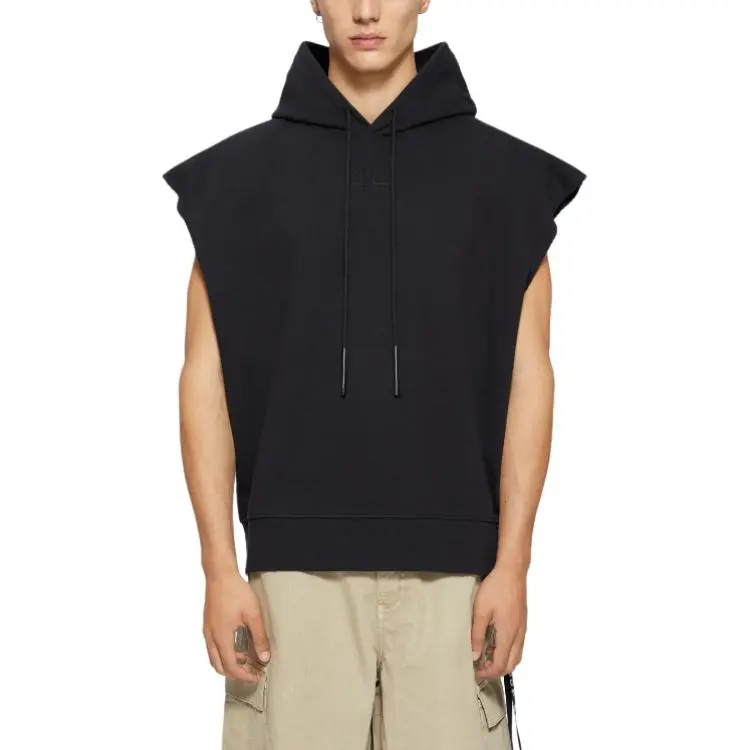 44 Label Group Sleeveless Hooded Sweater-4