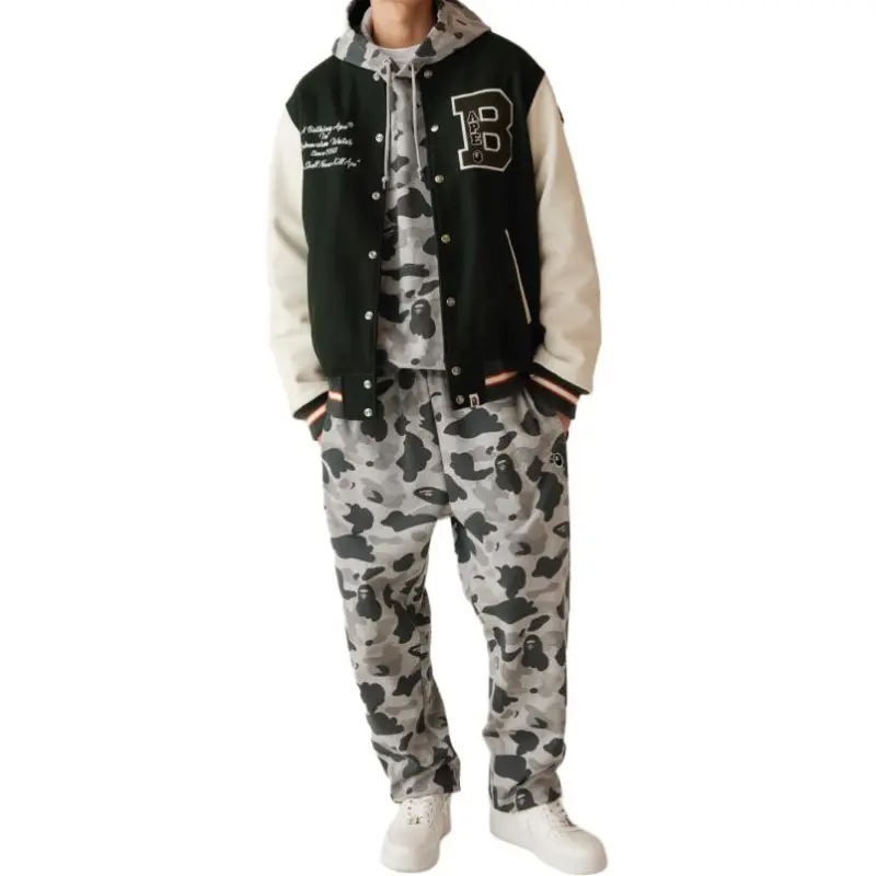 A BATHING APE Heather Camo Pullover Hoodie-2