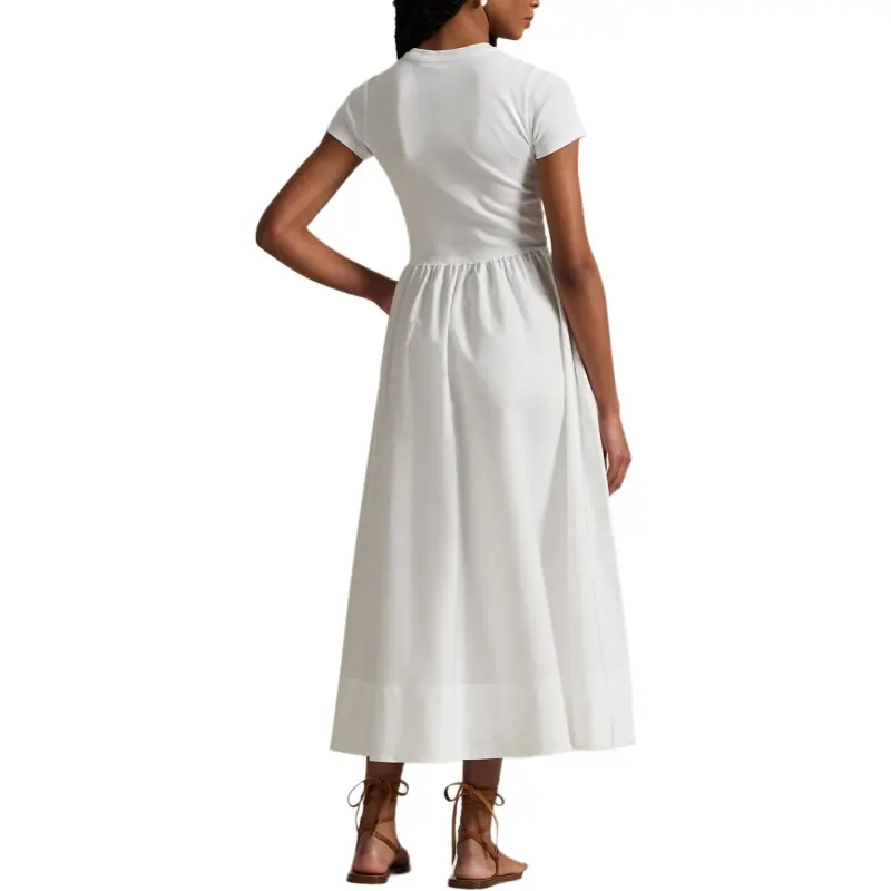 Polo Ralph Lauren Short Sleeved Dress Women's White-2