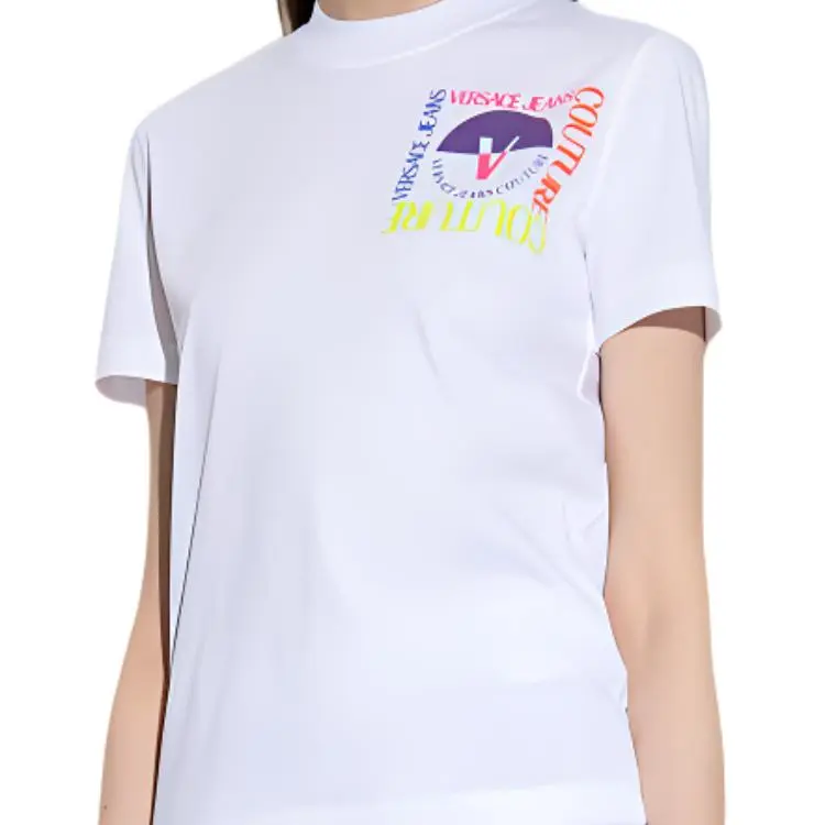 VERSACE JEANS COUTURE SS23 T Shirt Women's White-3