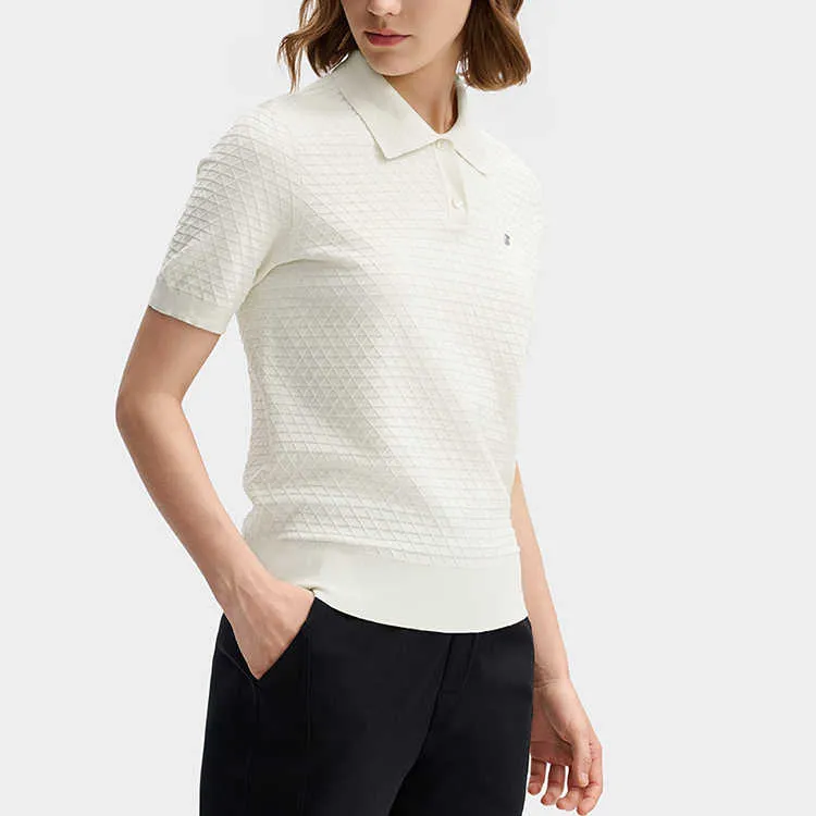 FILA Polo Shirt Women's Mist Lotus White-2
