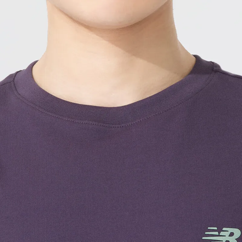 New Balance T Shirt Unisex Purple-4