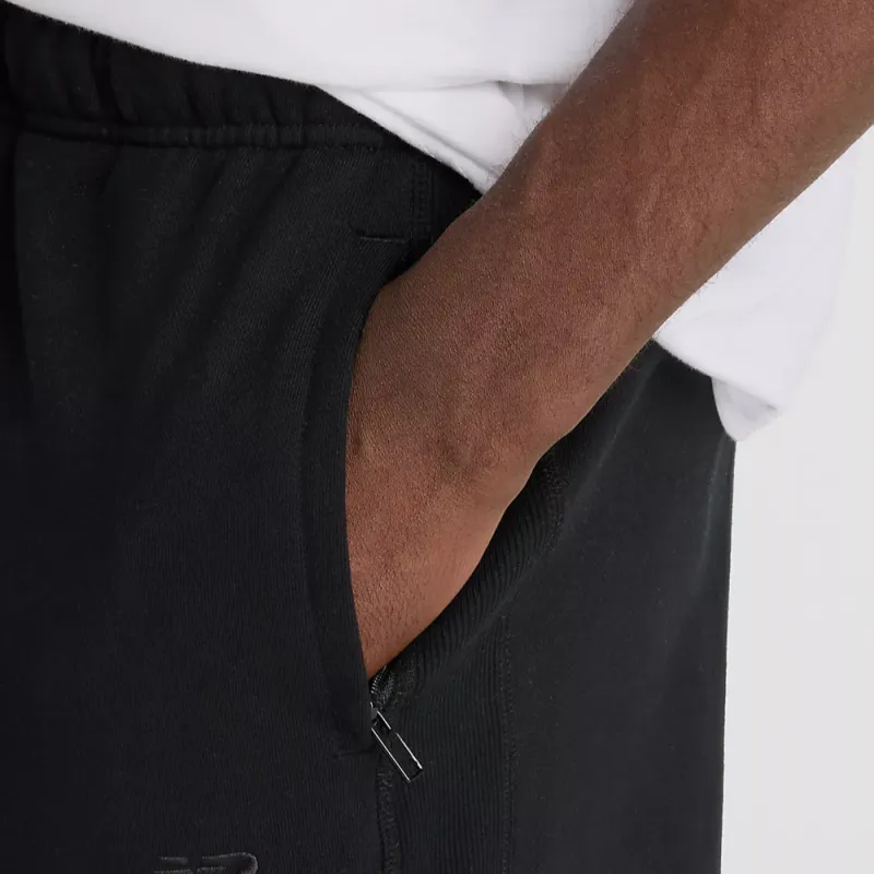 New Balance Athletics French Terry Sports Pants Men's Black-3