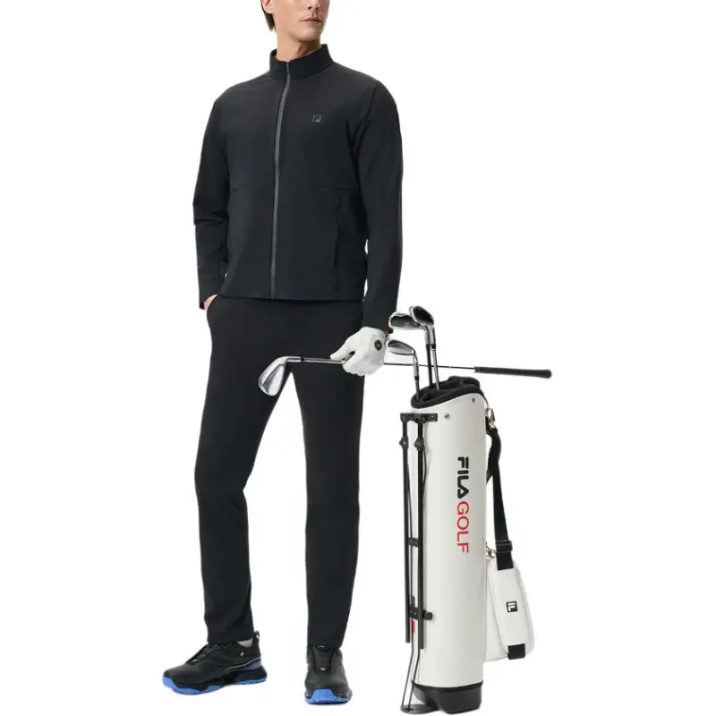 FILA Golf Series Jacket Men's Pitch Black-4