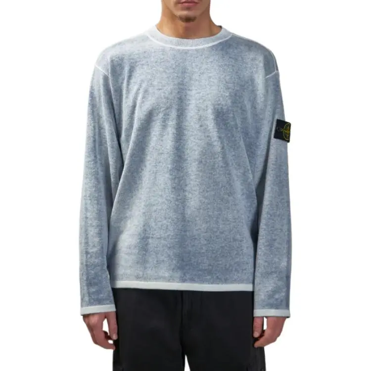 STONE ISLAND Logo Patch Crewneck Jumper-2