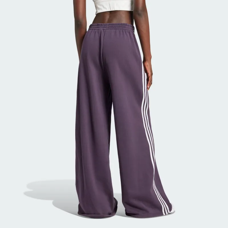 Adidas Originals ADICOLOR FW24 WIDE LEG JOGGERS Casual Pants Women's Dark Purple-3