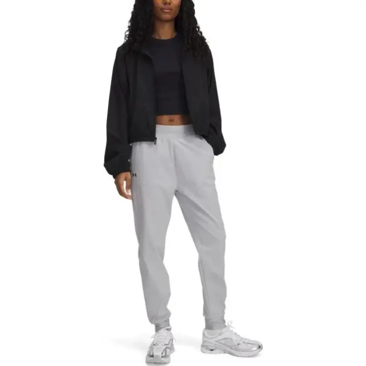 Under Armour SS25 Casual Pants Women's Modern Gray-4
