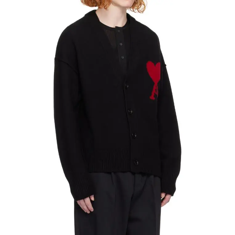 Ami Paris Ami De Coeur Cardigan-4