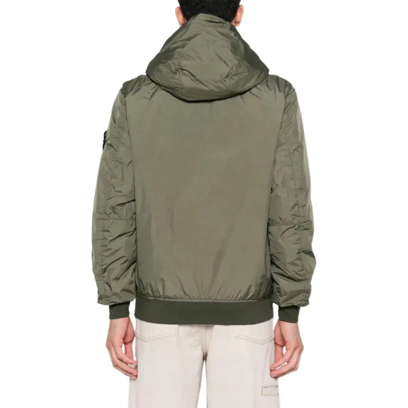 STONE ISLAND Zip Up Hooded Jacket-4