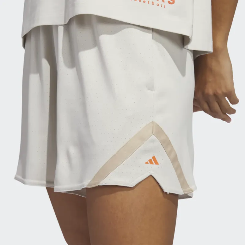 Adidas Casual Shorts Women's White-5