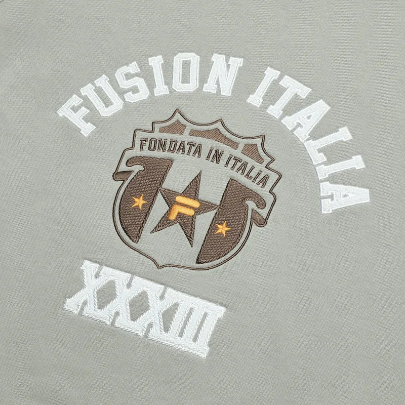 FILA FUSION LIFE Sweatshirt Men's Gray Duckling-4