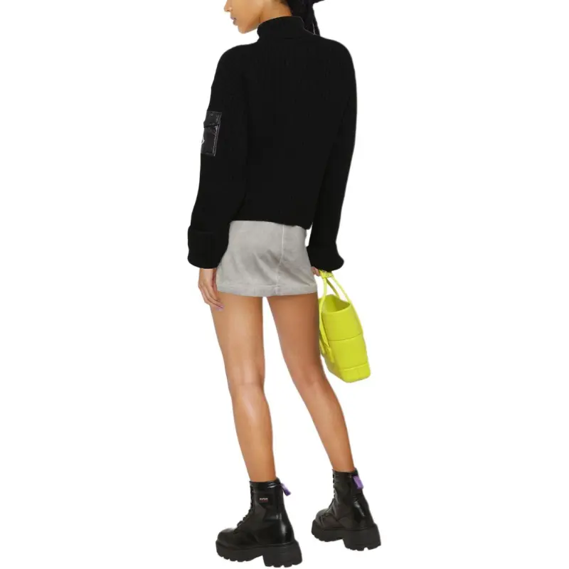 Moncler Cashmere Sweaters Women's Black-2