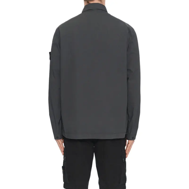 STONE ISLAND Poplin Shirt Jacket-4
