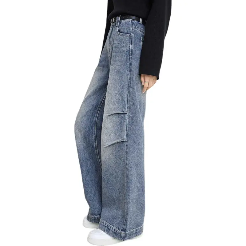 DIALOGUE Jeans Women's Vintage Denim Blue-3