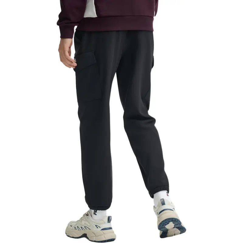 FILA LifestyleORIGINALE Knitted Sports Pants Men's Jet Black-3