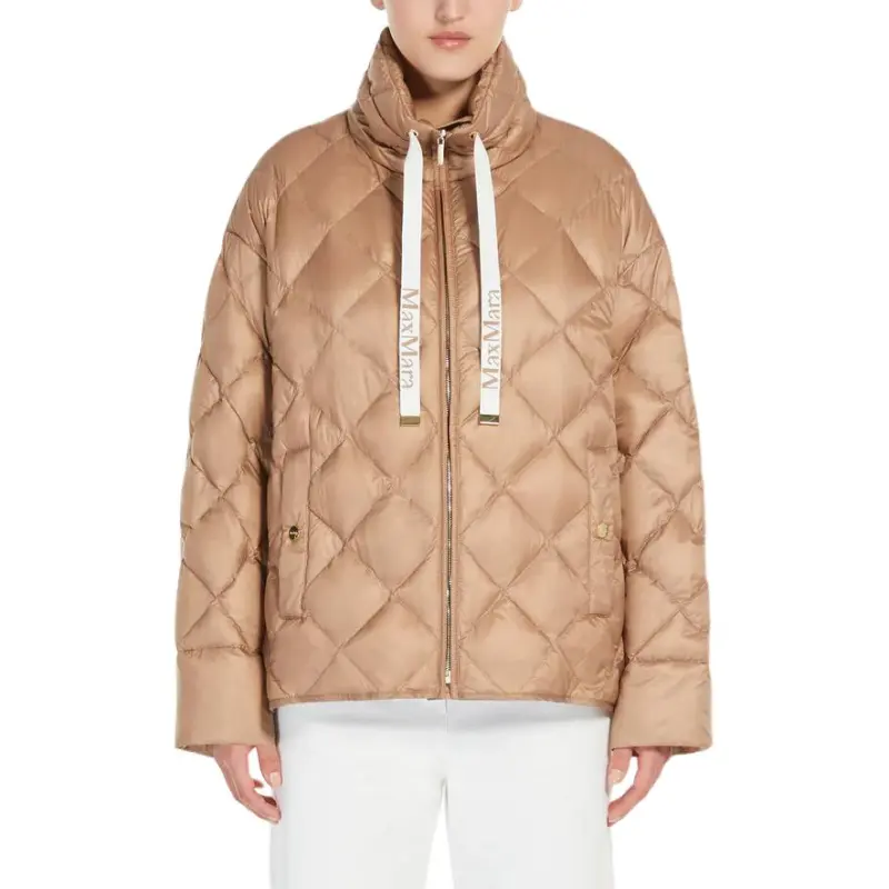 MaxMara Pisoft Padded Zip Up Drawstring Jacket-3